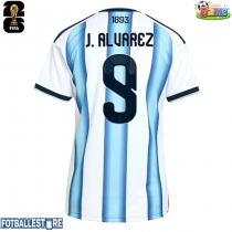 Argentina Julian Alvarez #9 Hjemmedrakt Dame VM 2026 Kortermet